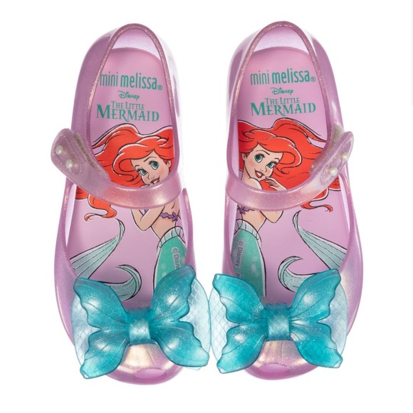 Mini melissa little mermaid shoes Clearance